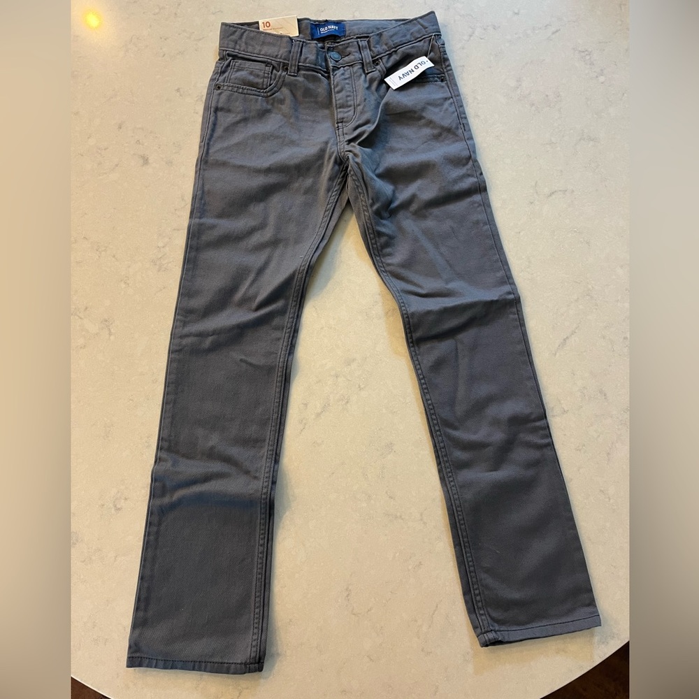 Boys Size 10 Old Navy Gray Skinny Jeans